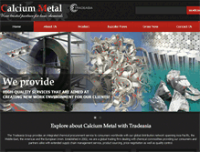 Tablet Screenshot of calciummetal.com